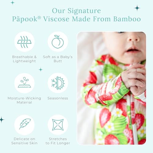 Image of Posh Peanut Convertible Baby Sleepers - Footless Baby Pajamas with 2 Way Zipper for Easy Diaper Changes