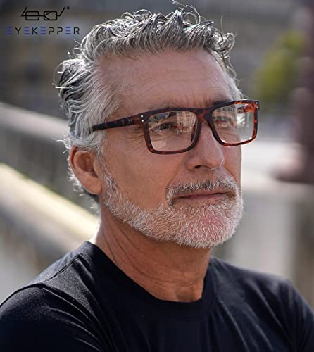 Image of Eyekepper 0.25 Reading Glasses Men, Readers for Women, 5 Pack Tortoise | Stylish Mens Womens Cheaters,Large Fashion Reader Eyeglasses,All-Day Comfort Spring Hinges,Scratch Resistant for Work /Crafts