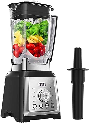 2000W Blender Smoothie Maker, Smoothie Blender and Countertop Blender that Crush Ice with 8 Adjustable Speeds, 4 Preset Programs and 2L BPA-Free Tritan Pitcher, Powerful 30,000 RPM High Speed, Silver