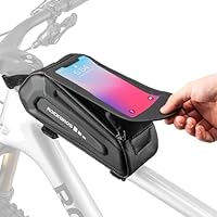 ORUCASE Top Tube Bike Bag HC - Borsa Impermeabile Per Telaio Bici 1L Con Chiusura Magnetica, Per Mountain Bike E Strada, Nero