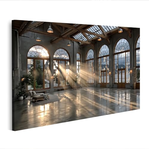 Rayons de soleil mystiques edition M1 tableau sur toile de grande qualite