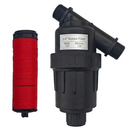 La Farah 3/4 Drip Irrigation Y Filter: 120 Mesh Screen Male Thread for Hydroponics