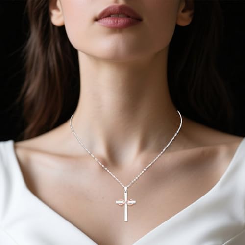 Happy 10th 11th 12th 13th 14th 16th 18th 21st Birthday Gifts for Girls,Forever Infinity Cross Necklace Religious Presents for Women Daughter Her3