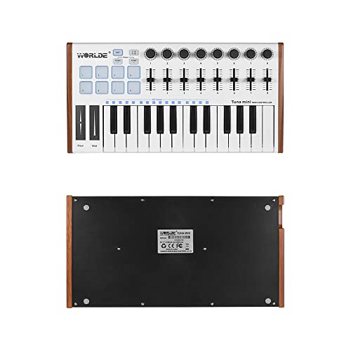 ノーブランド品 MIDI コントローラー MINI ウルトラポータブル 25 キー USB MIDI キーボードコントローラー の商品画像 1