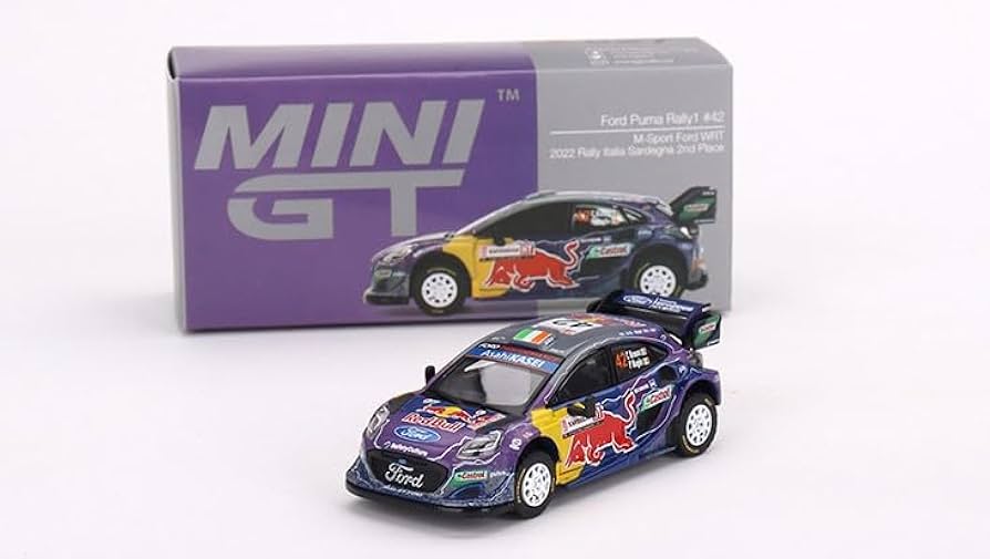 Ford Puma Rally1 M-SPORT ミニカー Amazon.com: True Scale Miniatures Model Car Compatible with