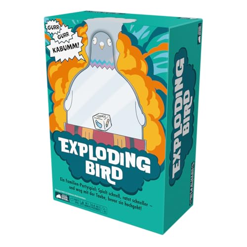 Exploding Kittens, Exploding Bird Party Game, 3+ Players, from 7+ Years, 10 Minutes, German, Multicoloured, 25.4 cm x 22.8 cm x 0.1 cm - Image 3