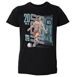 500 LEVEL Sam Kerr Gotham FC Skyline Toddler Shirt (Black, 4T)