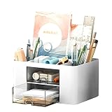 Yuragim Schreibtisch Organizer, Stiftehalter Schreibtisch Kinder mit Schubladen Stifte Organizer Tisch Organizer Büro Aufbewahrung für Büro Zuhause Schul Kindertag Einschulung Geschenk Mädchen Jungen