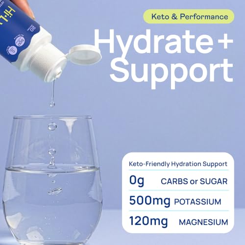 Image of Hi-Lyte K500 Electrolytes Liquid Mix, Unflavored, 20 Servings | 500mg Potassium, Zero Sugar, No Stevia, Non-GMO, Vegan, Gluten-Free, No Maltodextrin, Keto-Friendly, Blended in USA