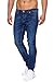 Produktbild Tazzio Herren Styles Destroyed Jeans Slim Fit Jeans 16512 (32/32, J-1001-Blau)