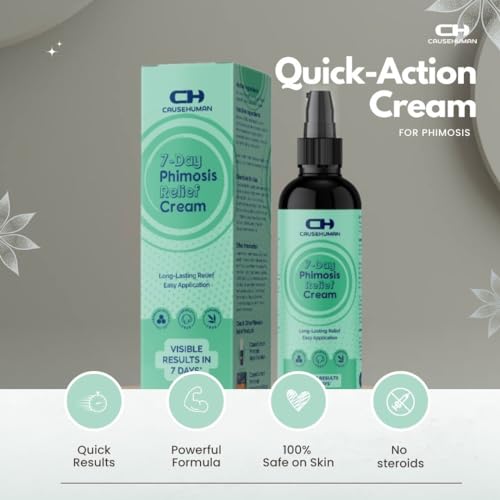 Image of 7-Day Phimosis Cream | Steroid-Free Treatment for Fast Relief at Home | Visible results in 7 Days* | 90ml | No irritation | For Phimosis