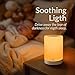 FAWNEST Baby Night Light Nursery Lamp – Wireless Speaker Portable Touch Nightlight for Kids and Toddlers – Soft Glow Bedside Lamp