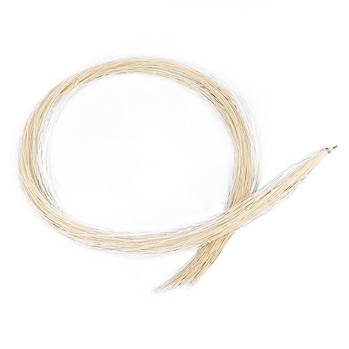 Crins de cheval pour archet de violon blanc naturel de qualité supérieure
