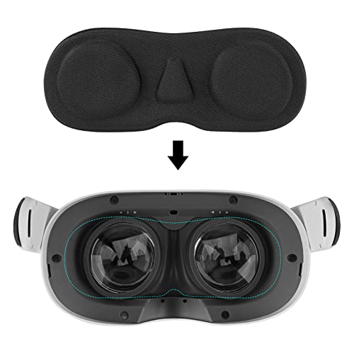 Geekria VR Cover Zubehör Set kompatibel mit Pico Neo 3, Touch Controller Grip Cover, Pico Neo 3 Front Face Protector Cover, Silikon Face Cover mit Lens Protection Cover (Schwarz) - Image 7