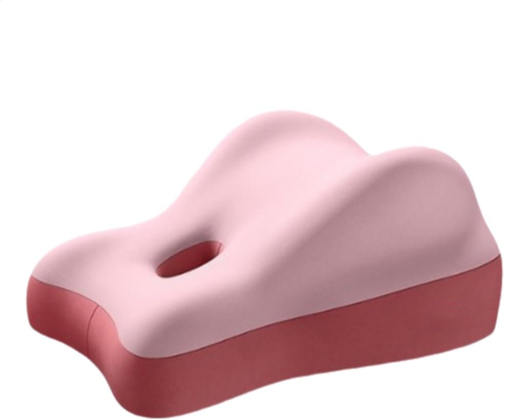 Wedge Pillow for Couples Butt Cushion for Couples Memory Foam Cushion for Intimacy Support & Back Ergonomic Support Pillow Firm Support for Sitting Lounging(Pink)