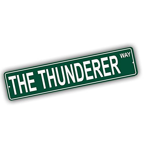 Brotherhood Aluminum Street Sign for The Thunderer - Wyoming Man Cave Decor