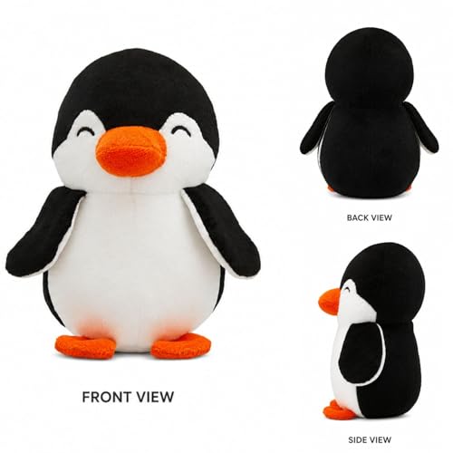 Image of Black Penguin 18cm | Ultra Soft Plush Stuffed Toy | Cute Hugging Pillow | Gift for Kids Boys Girls