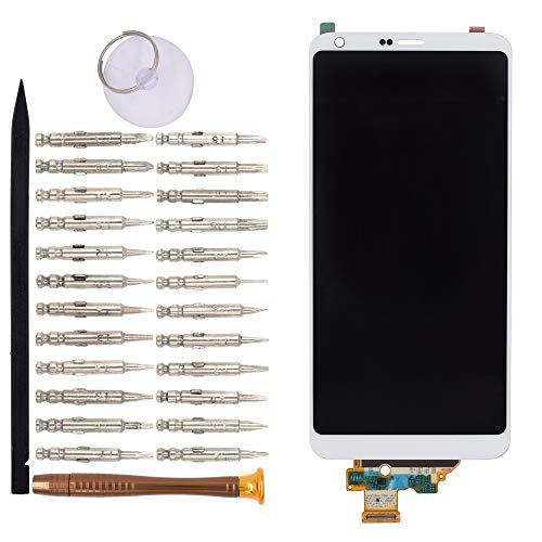 Image of LCD Screen Display with Digitizer Touch Panel Without Bezel Frame for LG G6 H870 VS998 LS993 US997 H870DS H871 H872 H873 H870K(White)