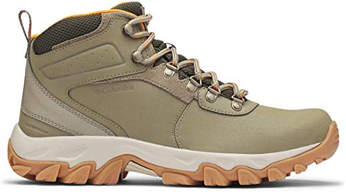 Columbia Men's Newton Ridge Plus II Waterproof Leather & Suede Hiking Boot, Sage/Valencia