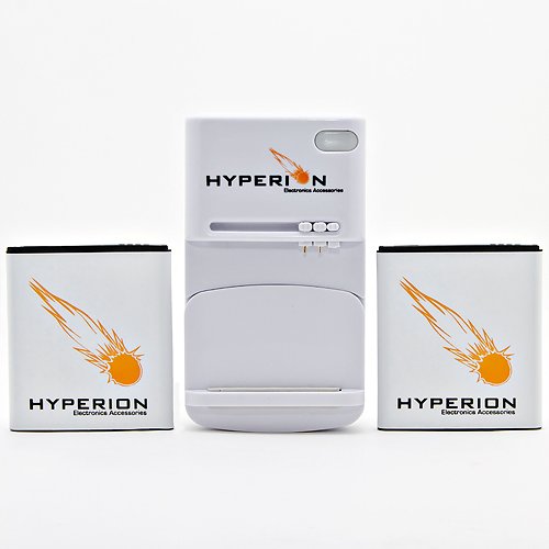 Hyperion 2 x 1900mAh Li-ion Batteries for Verizon Samsung Galaxy Nexus Samsung, Sprint Galaxy Nexus SPH-L700, AT&T Samsung Galaxy S2 II Skyrocket Samsung SGH-I727, T-mobile Samsung Galaxy S2 II Samsung T989, Telus Samsung Galaxy S2 II X Samsung T989D, Google Galaxy Nexus, Nexus Prime + Free Hyperion Multi-purpose USB Travel Charger **NOW WITH NFC/Google Wallet CAPABILITIES**