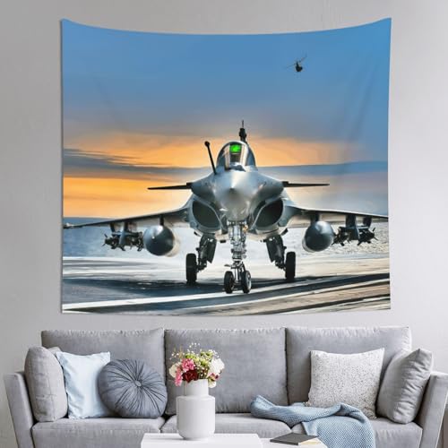Tapiz de 152 x 130 cm EdWal Airplane1, gran tamaño textil para decorar habitaciones