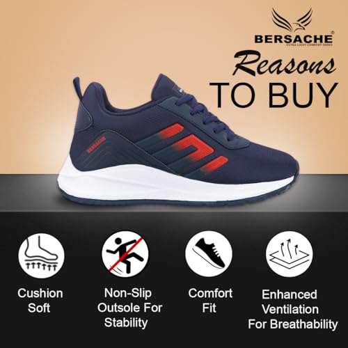 Image of BERSACHE Premium Sports,Walking,Gym,Cricket, Trending Running Shoes for Men's