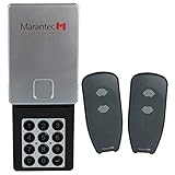 Marantec Keyless Entry Keypad & 2 2-Button Remotes