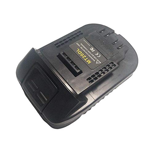 Makita - Adaptador de batería de repuesto para Makita BL1830, BL1860, BL1815, DCB200 (18 V, 20 V)