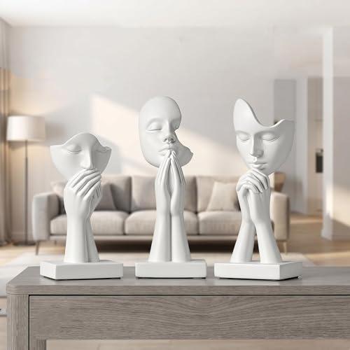 Statues de prière décoratives blanches idée cadeau originale pour la maison