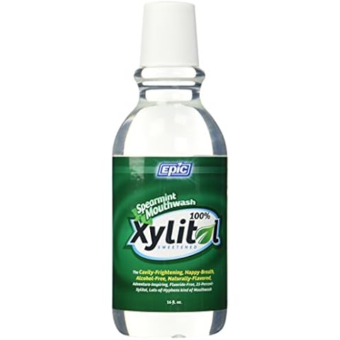 Epic Dental Xylitol Mouthwash Spearmint, 16 oz Cover