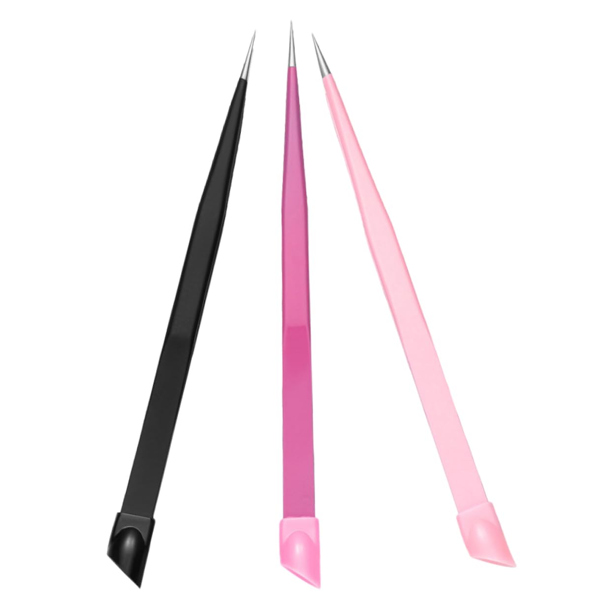 VALICLUD 5 set Pinze Multiuso Ms Per Donna Sopracciglia Bellezza Unghie Pinzette Artigianali Da Donna Pinzette A Punta Pinzette Per Fusione Di Perline Pinzette Per Ciglia 3 pezzi*5