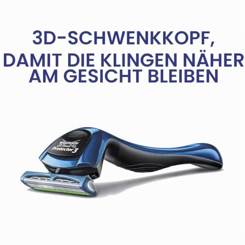 Wilkinson Sword Protector 3 Rasierklingen für Herren Rasierer, 8 Stück (2er Pack) – Ansicht 4