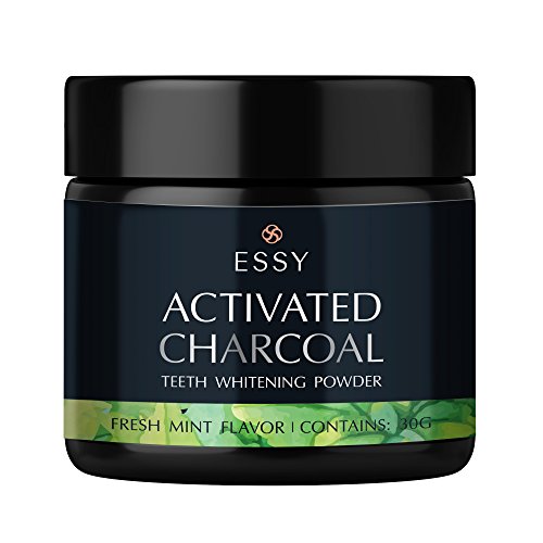 Natural Coconut Activated Charcoal Teeth Whitening Powder - Teeth Whitener - Made With Natural Coconut Charcoal - 100% Vegan And Organic