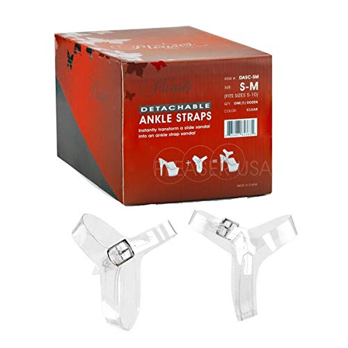 clear detachable ankle straps