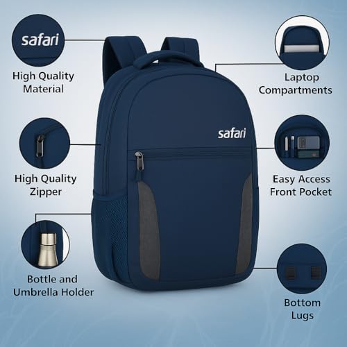 Image of Safari 36 Litre spacious /large laptop backpack,college bag, travel bag for men and women,
