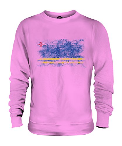 Sweat-shirt homme femme Aruba délavé Candymix aux finitions haut de gamme