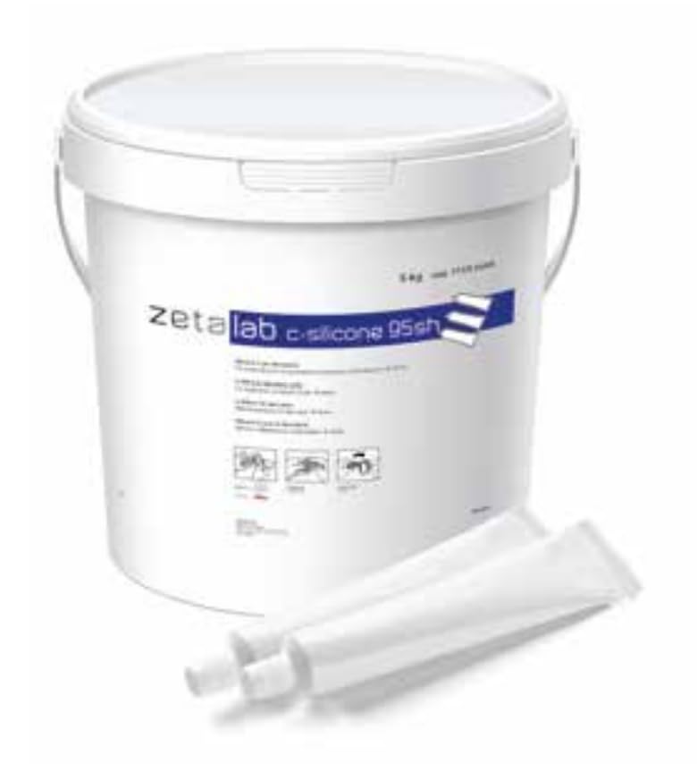 ZETA Lab silicone per la produzione di mascherine nel laboratorio odontotecnico 5kg + 2 catalizzatori