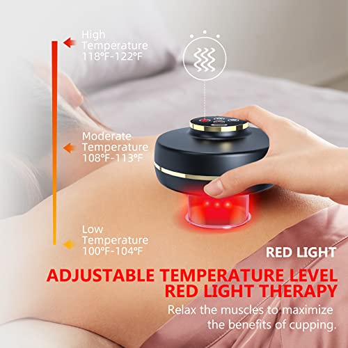 Vathery Smart Cupping Therapy Massager With 2 Cups, 12 In 1 Dynamic Cupping Therapy Set, Cellulite Massager Gua Sha Massage Tool, Suction Cup Massage Therapy For Back Neck Shoulder Leg Arm #TOP2