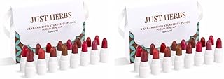 Just Herbs Ayurvedic Creamy Matte Micro Mini Lipstick Kit Lip Hydrating &amp; Moisturizing, Lipsticks for Women Suitable All I...