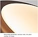 VERSLEH LED 3-Color Dimming Ceiling Lamp, Creative Flush Mount Light with 3000-6000K Adjustable Color Temperature, Minimalist for Hallway, Bedroom, Balcony Lighting Fixtures(Walnut Wood,58cm)
