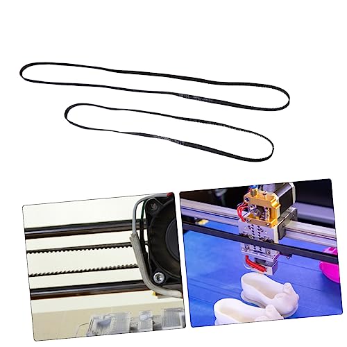 Mobestech 2pcs Rubber Synchronous Belt Timing Belt Closed Loop Timing for Printer Parts