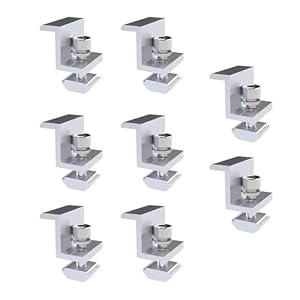 DABAIXIONG 8 Stück Solarpanel Endklemmen Halterung