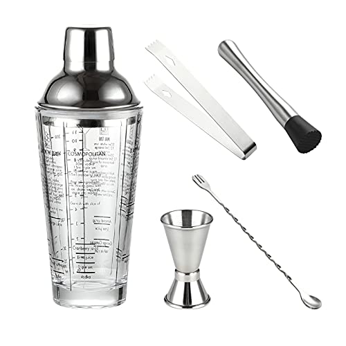 Coctelera de cóctel Liudan para preparar combinados sin derrames en barra 2