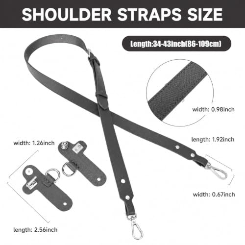 Image of 2026 Purse Straps Replacement, Leather Handbag Crossbody Shoulder Strap for S /M /L Tote Bag Women(Terra)