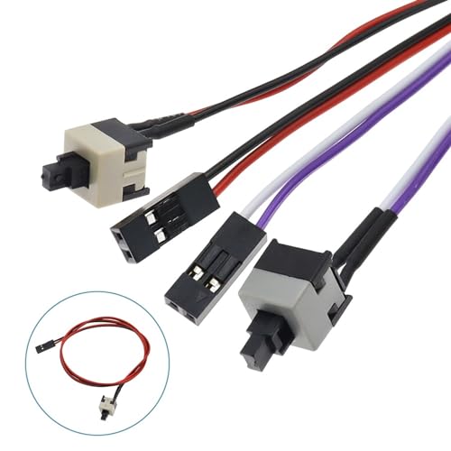 Ligne électrique d'ordinateur longue pour déporter le bouton d'allumage du bureau