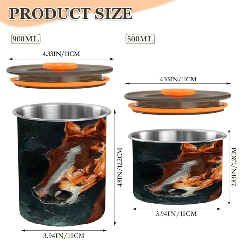 Contenedor Hermético de Acero Inoxidable para Café 17oz miniatura 3