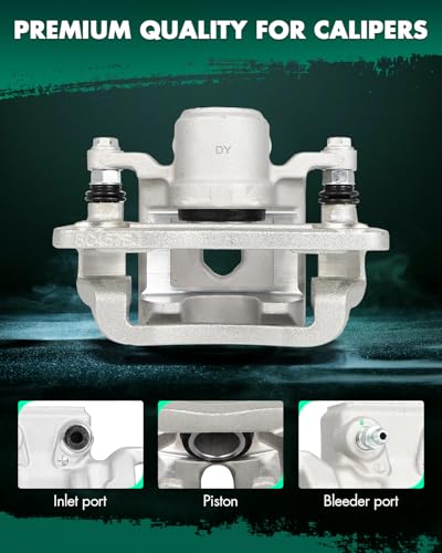 Image of SCITOO Rear Left Brake Caliper With Bracket 19B6271S Compatible For Hyundai For Santa Fe 10-16 For Hyundai For Santa Fe Sport 13-18 For Hyundai For Santa Fe XL 13-16 For Kia For Sorento 11-19