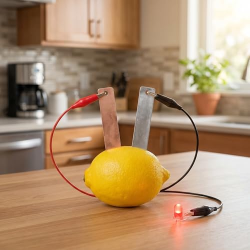 Alipis Zinkblech Und Kupferblech Streifen Für Fruchtbatterie-experimente Materialien Für Schulprojekte Und Diy-lernen Leicht Zu Transportieren Verwenden