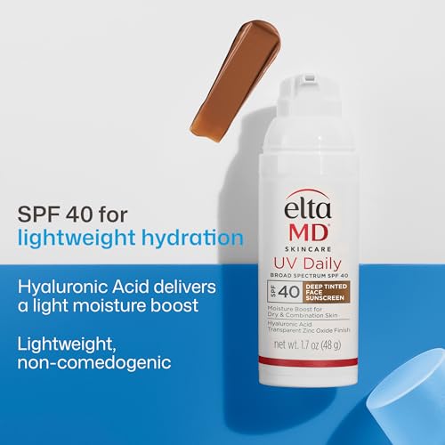 Image of EltaMD UV Daily SPF Face Sunscreen Moisturizer with Zinc Oxide, Daily Face Moisturizer with SPF, Sunscreen for Dry Skin