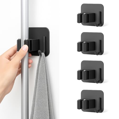 MIQUEP®️ 4 Colgador escobas...